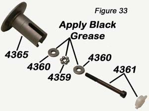 Bag G Differential Assembly Step #1: Apply a generous amount of #4391 Diff Lube into the diff ball holes on the #4356 Diff Gear.