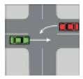 Put your turn signal on and start slowing down 100 feet from the intersection. Signal 300 feet for rural areas.