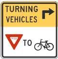 Allow five feet or more between your vehicle and the bicyclist when passing.