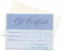 Simply order GIFT CERTIFICATE or ask your sale representative. We can make your gift giving as seamless as possible!