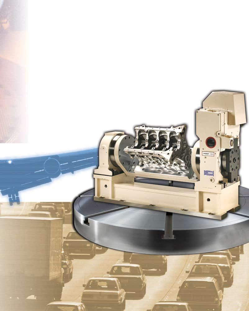 PRODUCTIVITY INNOVATION Tsudakoma rotary tables are in operation everywhere in the world where high precision machining is required in the automotive, aerospace, medical, and power generation