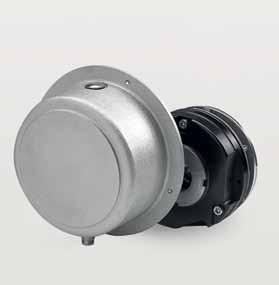 Accessories Brake cover A brake cover can be mounted onto basic module E and basic module N as an option, to protect the brake from water and dust (degree of protection acc. to IP65).