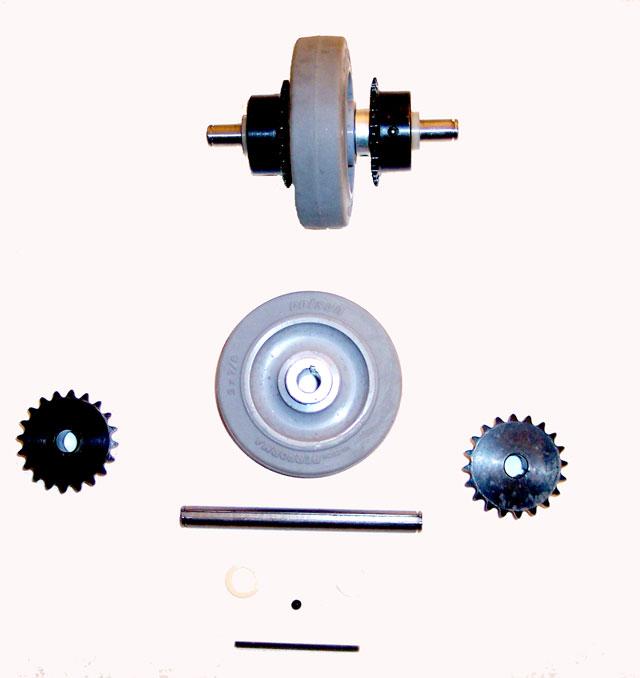 Assembly 2 Drive Wheel 2 Assemblies required Average assembly time: 2 students about 10-15 minutes Components and Tools for 2 modules Note: Standard wheel diameter is 4.
