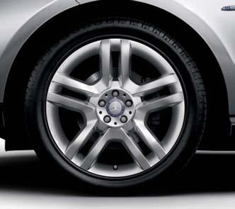 02 48.3 cm 19" 05 48.3 cm 19" 05 5-spoke wheel Finish: titanium silver Wheel: 8.