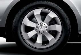 Exterior ıncenıo light-alloy wheels 03 48.3 cm 19" 04 45.7 cm 18" 03 ıncenıo 5-twin-spoke wheel Finish: titanium silver Wheel: 8.