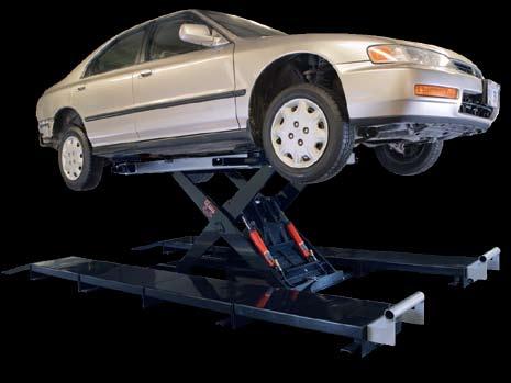 If vehicle needs to be lowered, the Shop-Hopper