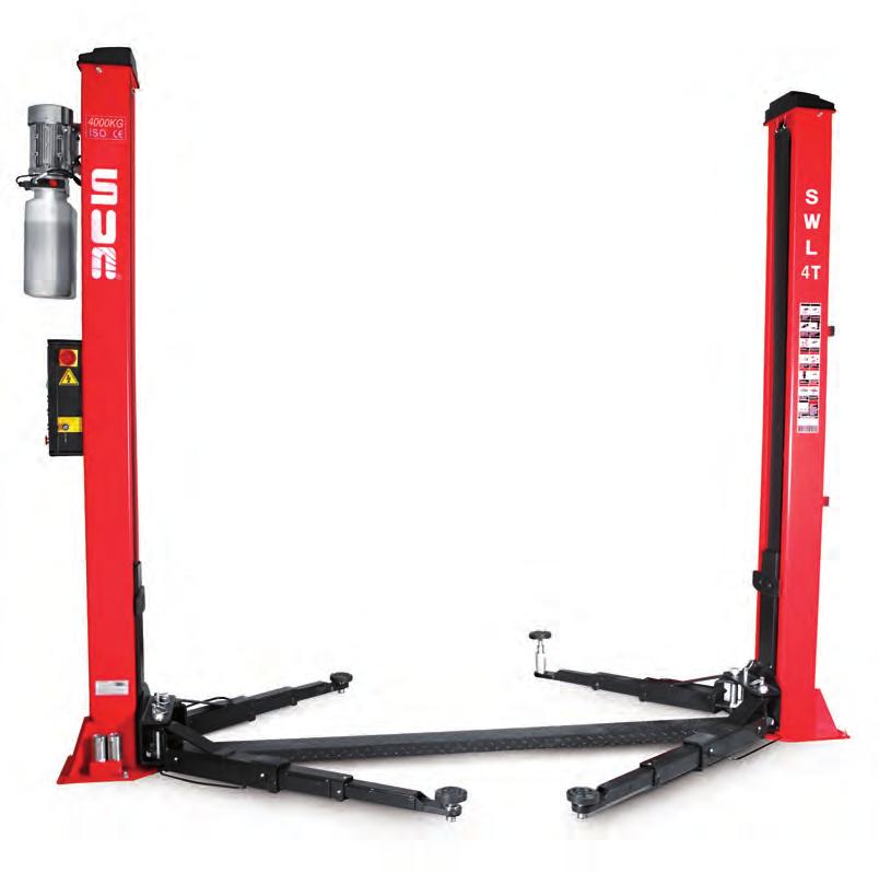 SERVICE LIFTS (2 POST) SVL range - 2 Post Twin ram Electro-Hydraulic lift Available in a range of sizes including - 3.
