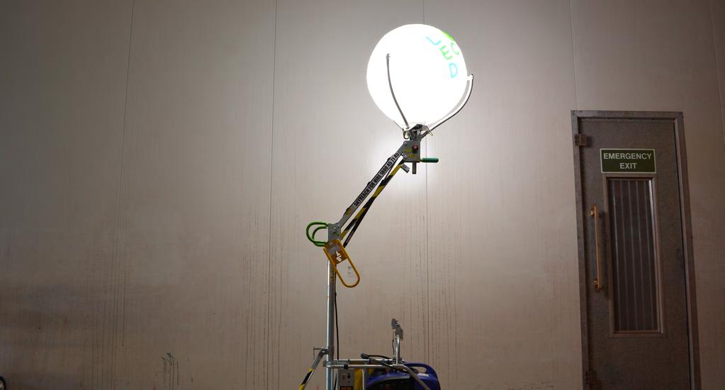 Portable Lighting Towers and Balloons