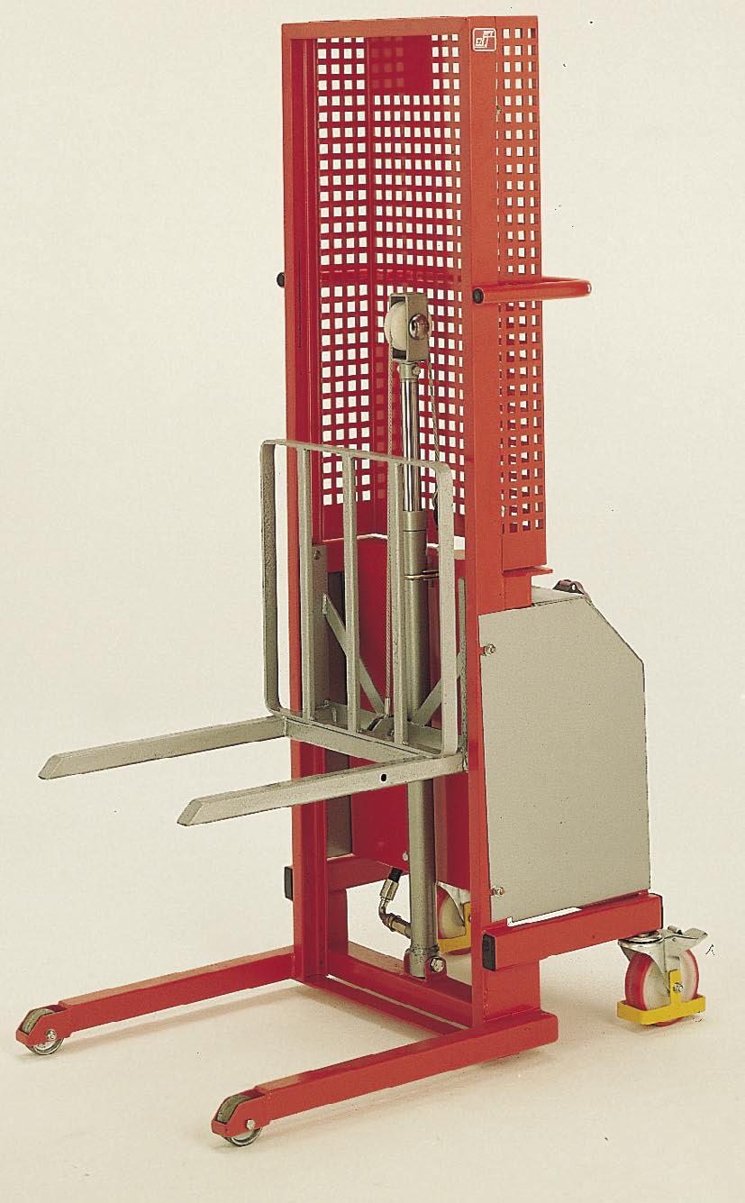 Specification: Fully welded channel and tube construction. Fixed weldmesh guarding for operator safety. Supplied complete with load retention frame with anchor points for optional retention straps.