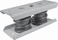 Spring Mounts Damped Type To 2469 lbs.