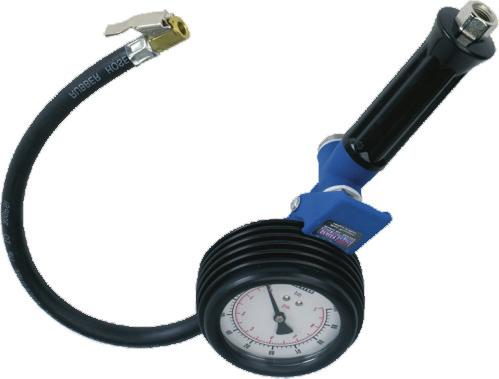 Jumbo Tyre Inflator with Clip-On Connector Product Code : ITCP1039 Composite body and dial type jumbo gauge with rubber