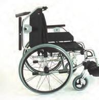Do not use the side parts to carry the wheelchair!! Fig.