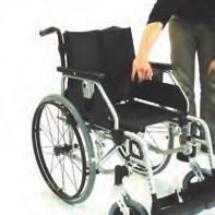 Sovereign Wheelchair 6.8 Backrest The tension of the backrest can be adjusted to enable you to sit comfortably in the wheelchair.