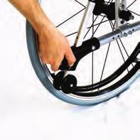 Sovereign Wheelchair 8 Accessories 8.1 Tilt Protection / Anti-tilt Rollers Always use the anti-tilt mechanism in pairs. Fig.