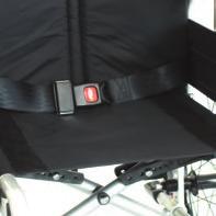 When the anti-tilt rollers are raised, the tilt protectors can also be used for tipping assistance. Fig. 41 8.2 Safety Belt Fig.
