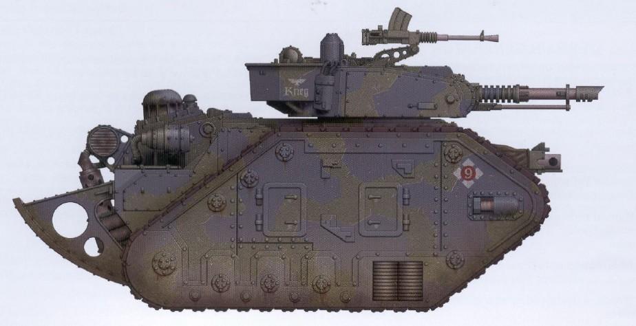 Leman Russ Annihilator 70 points + weapons Slow Speed: 5 Combat Speed: 0 Fast Speed: 20 Strength: 8, d2 Damage, 5 Save (Armour Penetration d+d2+8) Imperial Guard Driver 2 4 Imperial Guard Gunners
