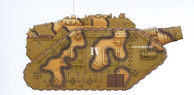 Thunderer Siege Tank 7 points Slow Speed: 5 Combat Speed: 0 Fast Speed: 20 Strength: 8, d2 Damage, 5 Save (Armour Penetration d+d2+8) Imperial Guard Driver 2 4 Imperial