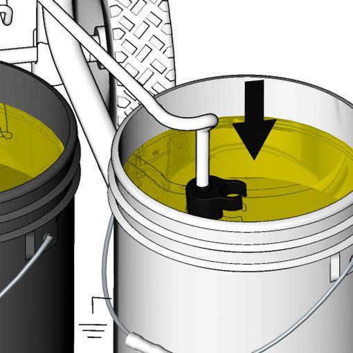 Shutdown and Cleaning Shutdown and Cleaning Flushing For short term shutdown periods (overnight to two days) refer to Short Term Storage, page 19. 6. Place prime tube in waste pail.
