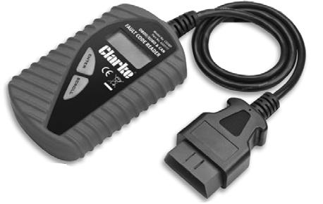 AVAILABLE FROM YOUR CLARKE DEALER CEOBD ENGINE FAULT CODE READER CDM35 DIGITAL MULTIMETER Access the vehicle s engine control unit to retrieve