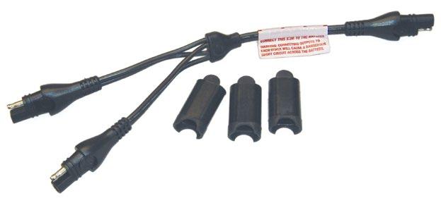 x5 Y-SPLITTER (SAE & DC 2.5mm) Heavy duty SAE, fits all industry standard SAE s.