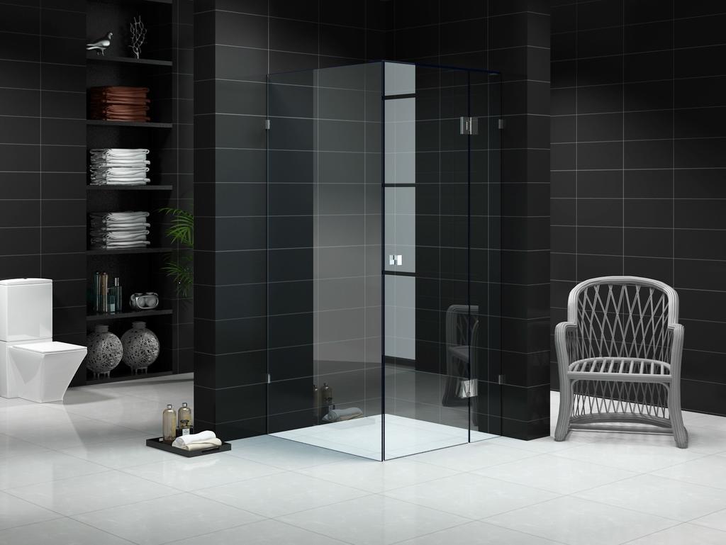 National Promotion Fully Frameless Shower Screen and Floor Grate Square Pattern package Normal Price - COST Frameless Shower 900 x 900mm + 800mm Shower Grate $570.