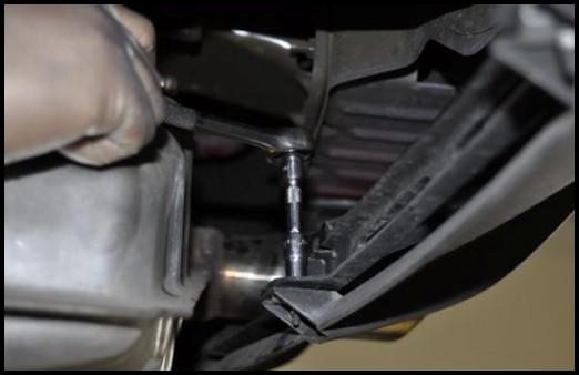 Removal of OEM exhaust system FIGURE 5 4.