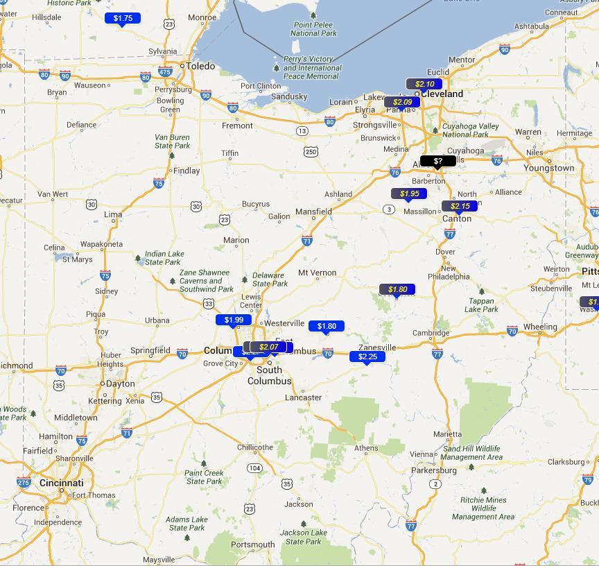 CNG Stations in Ohio 2 Active