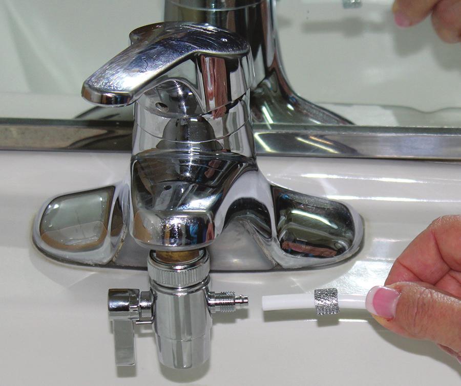 H 2 Install Method 1: At the sink with a diverter (easiest) Tools You May Need: Standard pliers or channel locks A sharp knife or a good pair of kitchen scissors Watch video for diverter installation
