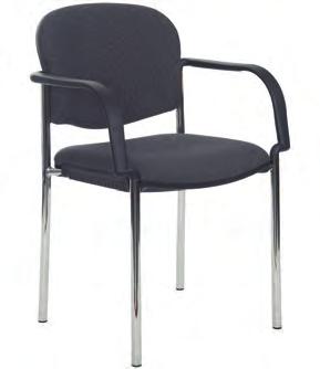 Coda Multi purpose fabric stacking chair