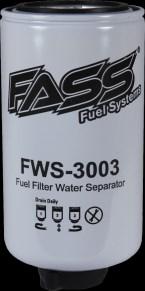 Filter Cross References (Currently in use) Fuel (FWS-3003) Water (FS-1001) Fuel Filter (Micron Rating) Water Separator (Micron Rating) Thread Size (1-14) Thread Size (1-14) Baldwin BF7633 (2M)