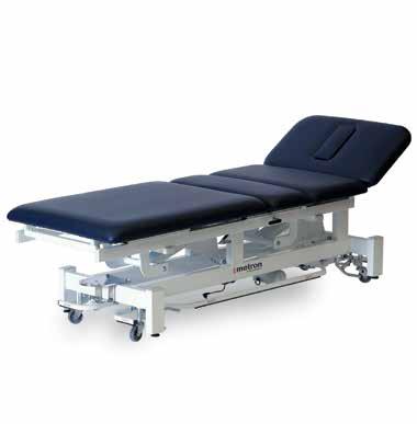 T8575 Elite Traction The Elite Traction Table is a state-of-the-art traction table with a four piece top offering two friction free lockable sections as well as a lift up back section with a