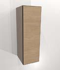 wall units Doors on wall units can be hinged left or right - please specify when ordering.