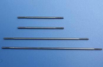 5x60mm Pushrods for aileron. Two 2.