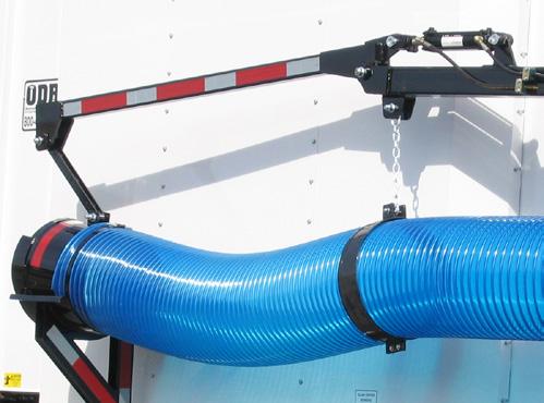 movement allows the operator to place the suction hose in the desired location smoothly and precisely.