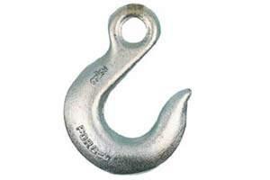 Eye Slip Hooks For use with Grade 40 or lower chains only.