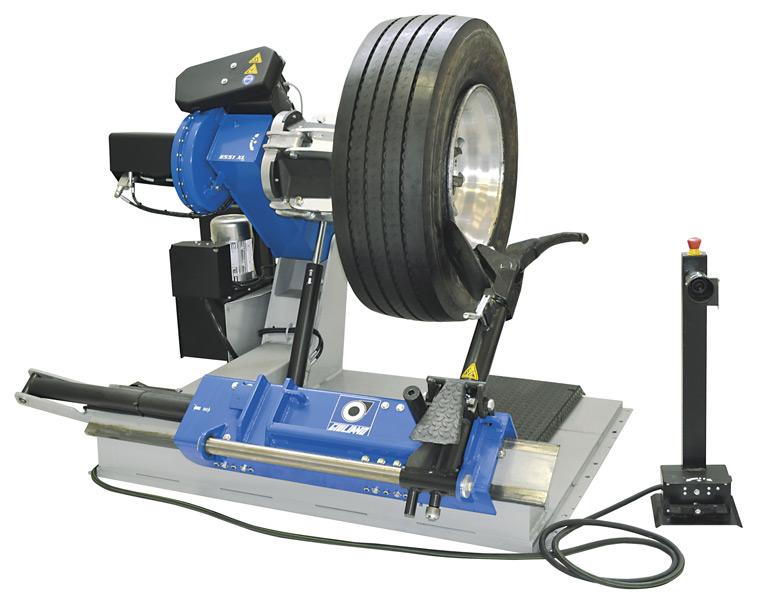 Heavy duty tyre changer suitable for truck, bus and agriculture