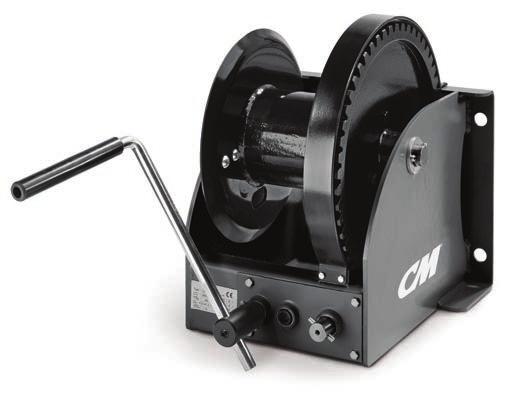 CM Entertainment Catalogue 2015v3_Layout 1 09/03/2015 12:21 Page 13 SW-W WALL-MOUNTED WIRE ROPE WINCHES Capacities: 80 to 1000kg With a removable crank (on the 80 & 125kg units), inside braked spring