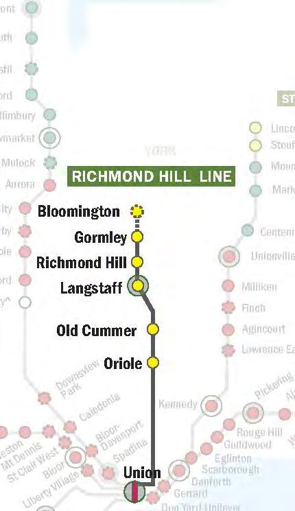RICHMOND HILL CORRIDOR Infrastructure Build: New Station at Gormley (Dec 2016) New Station at