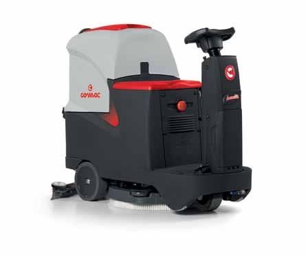 Scrubbing Machines Comac designed a scrubbing machine that is extremely convenient: indeed, with the same investment intended for a walk behind model is possible to have Innova 55 B, that is more