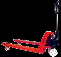15 48 27 6 6 FEATURES MODEL NUMBER: PALLETLOW Load frame with high tensile steel construction Strong double C forks constructed of heavy steel Tandem load nylon wheels Hardened