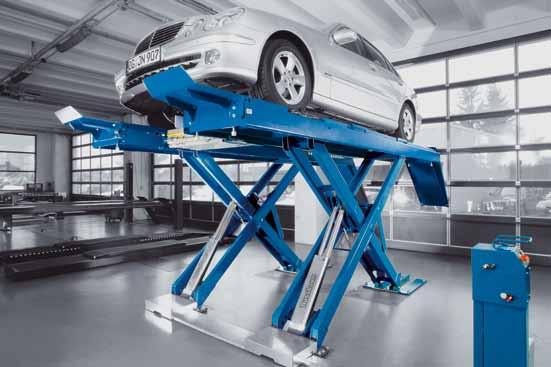 All types of the UNI LIFT are available with flat runways, wheel alignment set and/ or wheel-free lift as well several runway lengths.