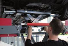 6 (PH) the long extension length for wheel alignment makes