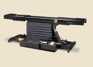 slider blocks Multi position electronic locking system Heavy-duty hydraulic cylinders Two-post lifts