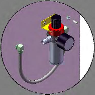 Install the oil-water separator (See Fig. 25).