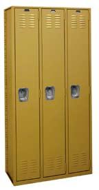 graduate fully-framed all-welded corridor lockers Deep drawn stainless steel recessed handle with gravity lift-type latching marquis body construction: Fully-framed all-welded Hollow-T construction,