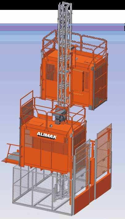 The ALIMAK SC 65/32 offers, efficiency, safety, reduced energy consumption and low operating costs, making it the ideal hoist solution for construction and rental companies.