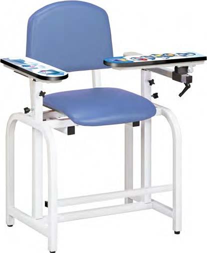 PEDIATRIC SERIES, BLOOD DRAWING CHAIRS Colorful and amusing, these Clinton Kids pediatric chairs provide children with a