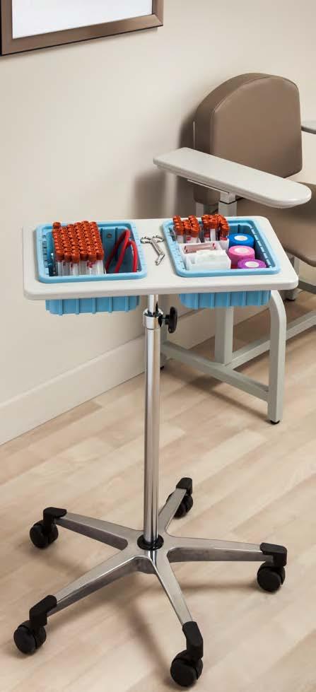 PHLEBOTOMY STANDS & WORK STATIONS Phlebotomy stands and work stations are a quick, easy and economical way to keep frequently used supplies at your fingertips.