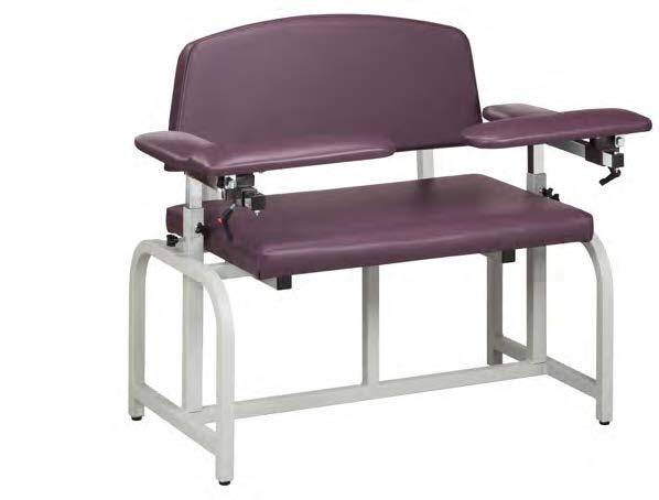 LAB X SERIES, BARIATRIC, BLOOD DRAWING CHAIRS Built tough enough to support 700 lbs. under normal use, the Clinton Lab X Series, Bariatric, Blood Drawing Chairs are in a class by themselves.