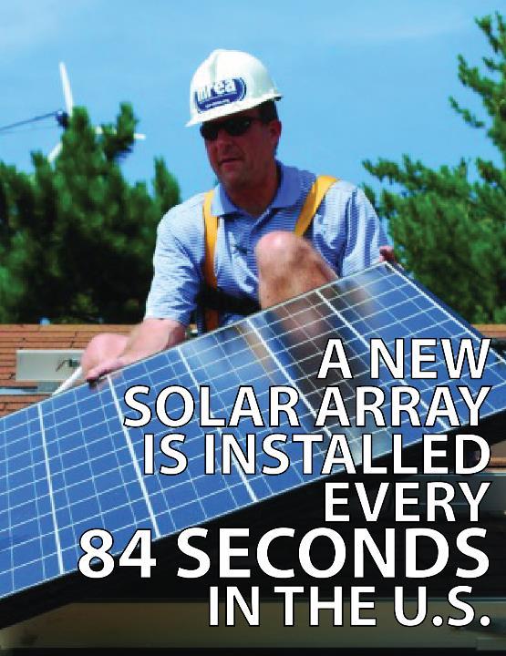 Solar Installations To Date - Now over 53.4 GW of solar PV installed in US - Enough to power 10.1 million American homes.